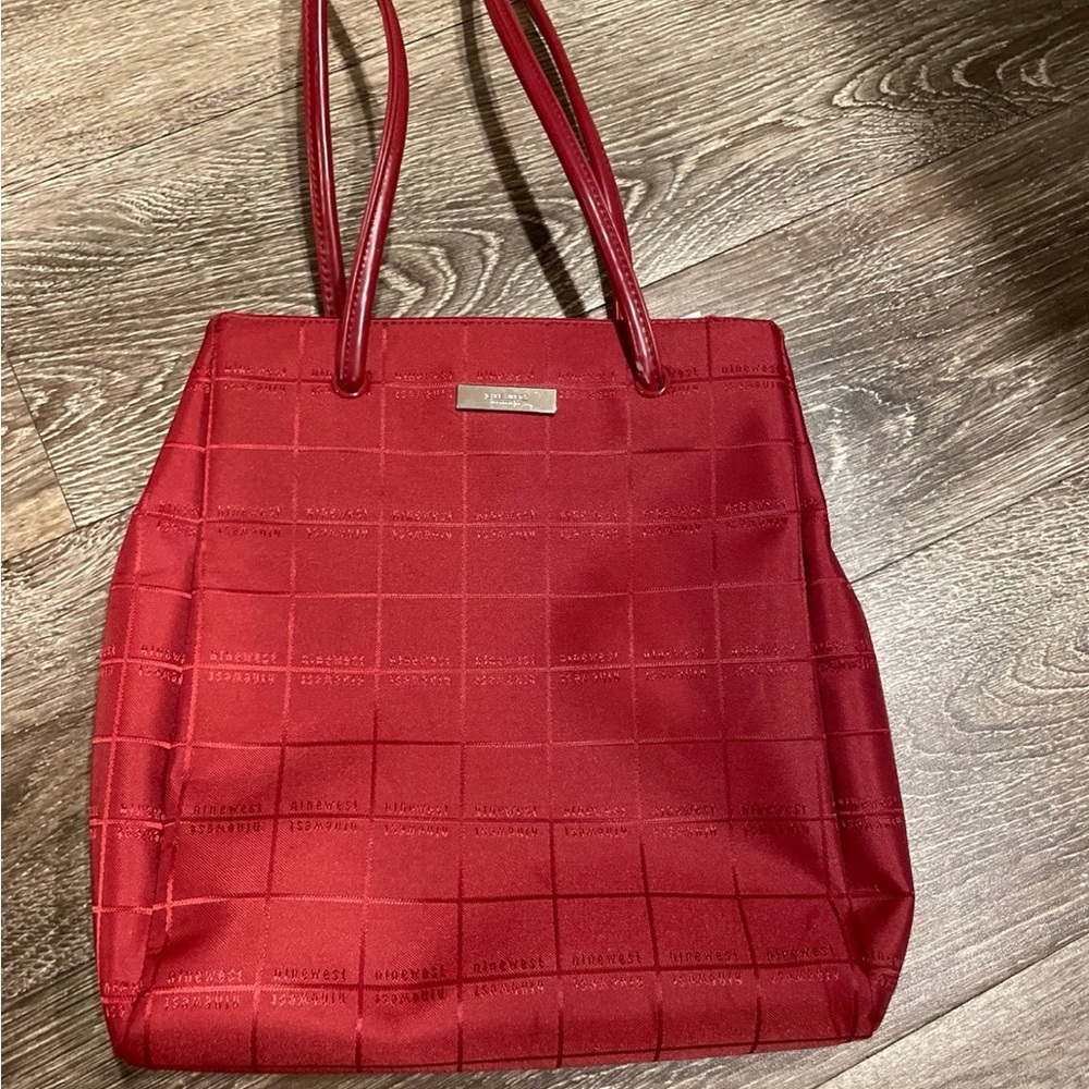 Nine West Red Tote Bag